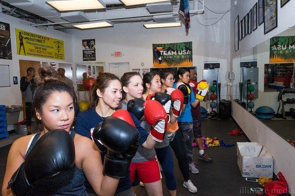 Yelp Fall into Fitness Event at Sweet Science Boxing Club with Yelp Elite