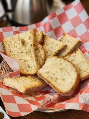 Bread that comes with east west breakfast
