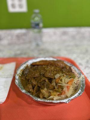 Curry Goat Meal Lunch Special