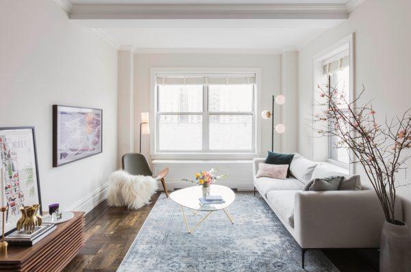 Living Area at Upper West Side Residence