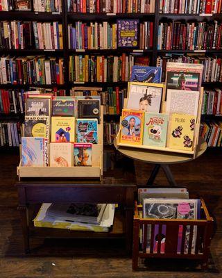 Novels, art books, records!
