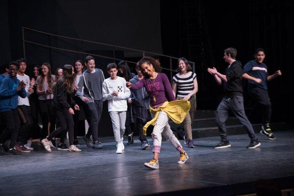 Deena "Snapshot" Clemente leads the Break it Down team building workshop