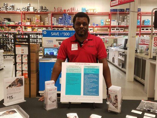 Come in for a free computer diagnosis and ask for BJ. (Best tech ever!)
