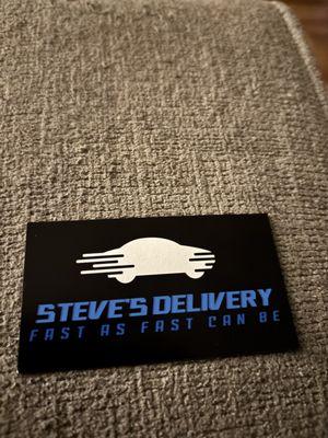 Steve’s Delivery Service
