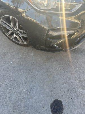 Straight Line Collision