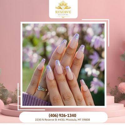 Don't let chipped nails ruin your summer photos. Come in for a perfect, long-lasting set. Call us today.