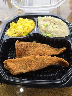 Catfish and grits