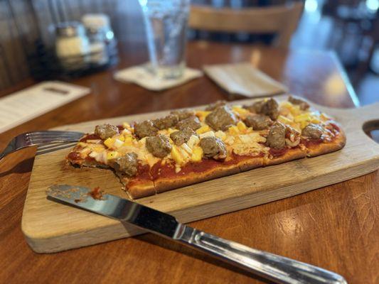 The breakfast flatbread