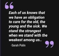 We have an obligation as a village.