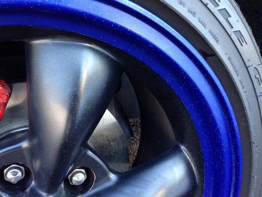 The white paint overspray artisan autobody of manassas caused and would not fix, told me to fix it myself.