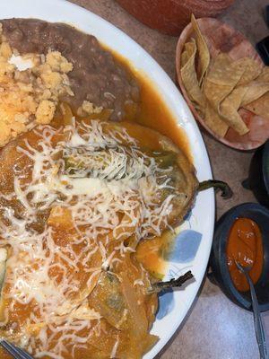 10/10 chile rellenos, this hit the spot!
