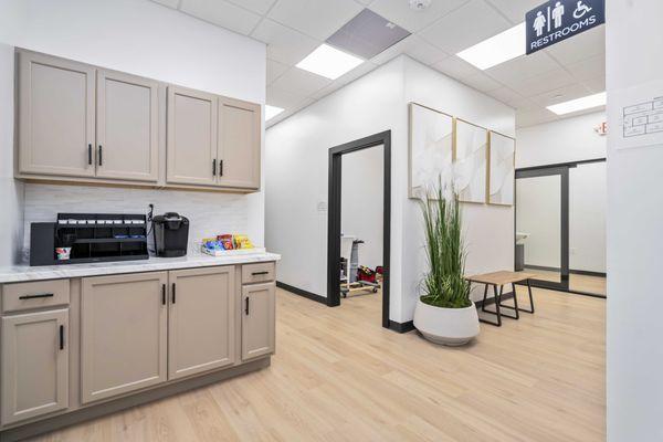 Relaxing Complimentary Coffee Bar