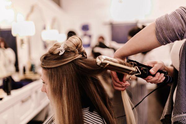 Curls are a fun add-on to any blow out!