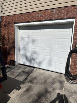 Beautiful sealed, rebalanced and readjusted door