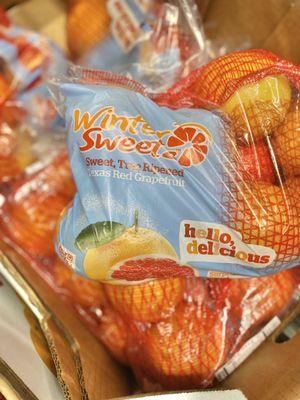 Texas Grapefruit. Yes. "hello delicious"