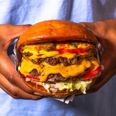 Irv's Double Cheeseburger