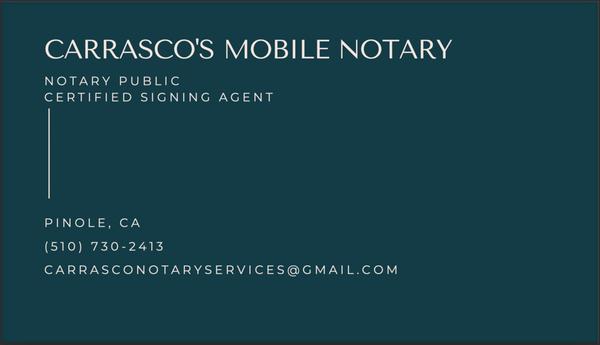 Carrasco's Mobile Notary
