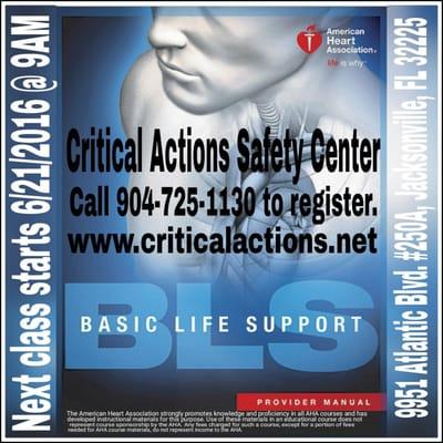 Critical Actions Safety Center