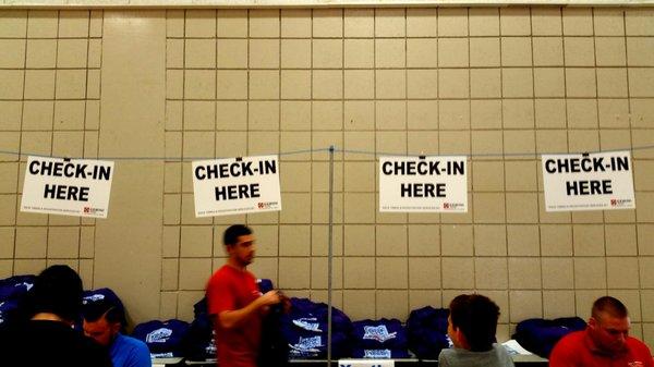 Get your packets the day before the race at the Community Center