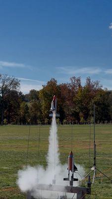 The Shuttle has cleared the tower
