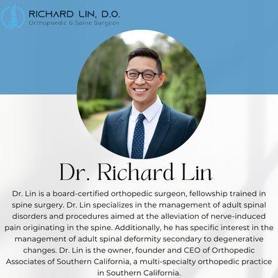 Meet Dr. Richard Lin.