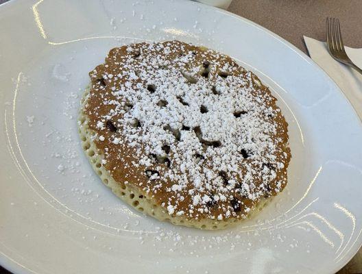 Choc chip pancake