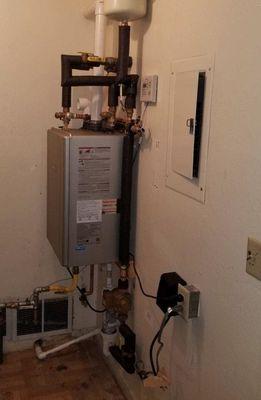 Another Noritz Tankless Water Heater installed by the Pro's from Payless!