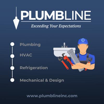 Plumbline is here for all your Plumbing, HVAC, Refrigeration and Mechanical & Design needs