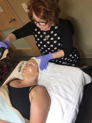 My model for Dermaplaning training!
