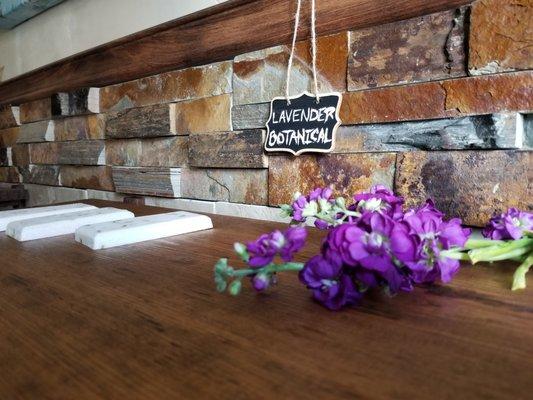 Hand made organic soaps.