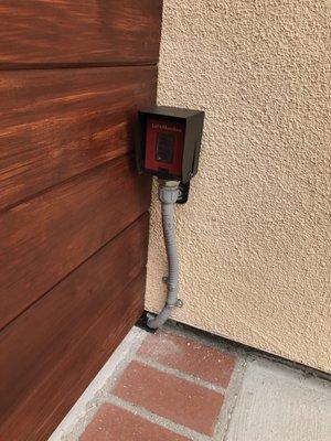 Access control garage door & electric gates