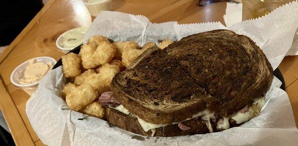 Reuben and tots
