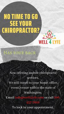 Well 4 Lyfe - Mobile Chiropractor