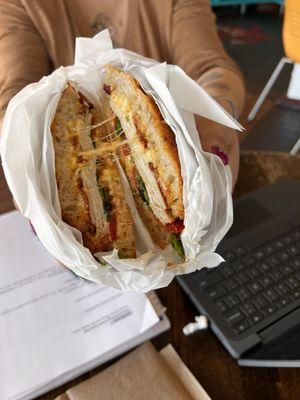 Turkey bacon melt club (No filter)