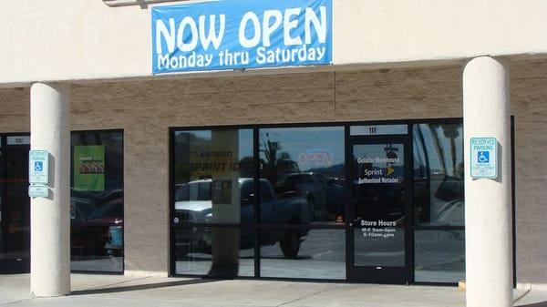 Cellular Warehouse is located in Smith's Plaza on McCulloch Blvd, Lake Havasue City, AZ