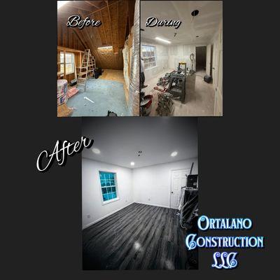 Before, during and after project