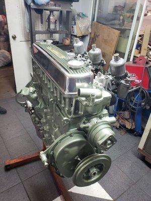 Russ Thompson has taken care of my cars (BN7 and a BN7) for years. His lastest project for me is an engine rebuild for my BT7.