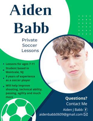 Aiden's private Training