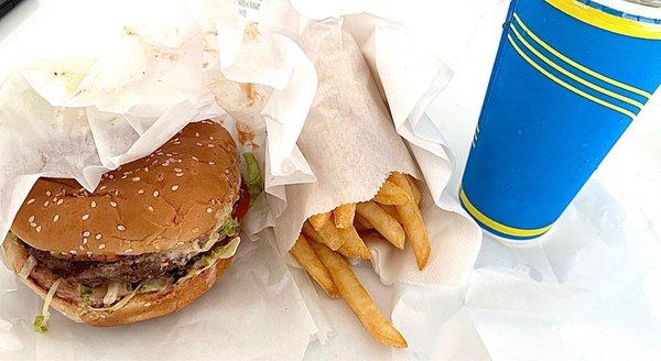 1/4 lb. Hamburger combo