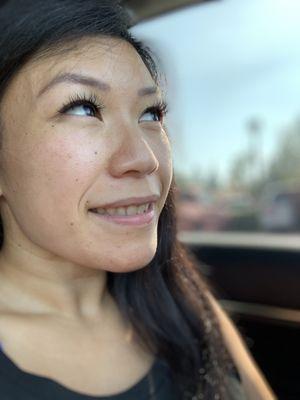 Once upon a time, a girl wished for longer lashes!