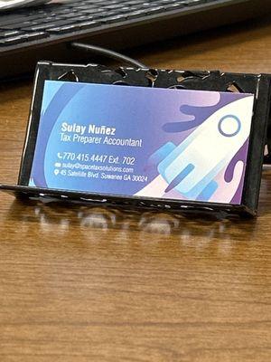 This accountant was very nice and helping with my taxes!