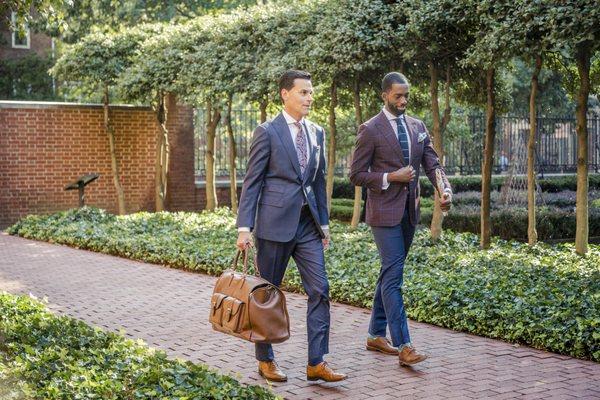 A gentleman packs light, but stylish.