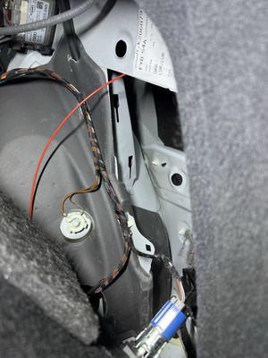 All sound deadening material pulled out.