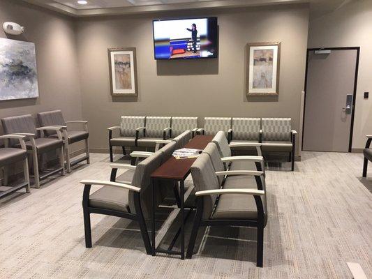 Cool waiting room.