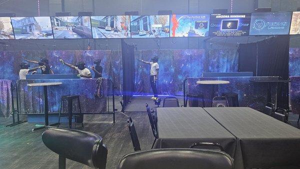 Small view of a few of the VR Screens