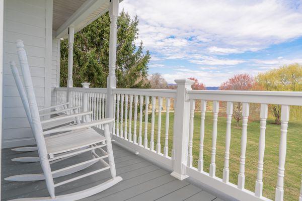 Front wrap around porch