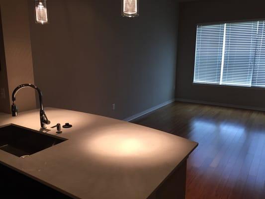 Sparkling clean for move out  ! Thanks pride cleaning ! I got my deposit in full after moving out !