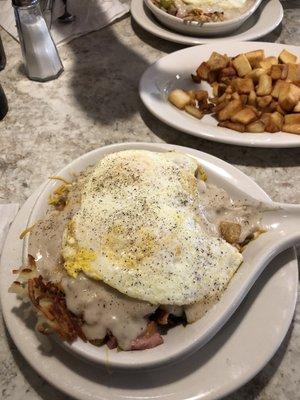 Dad's Skillet and diced potatoes.
