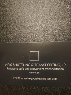 HR's Shuttling & Transporting