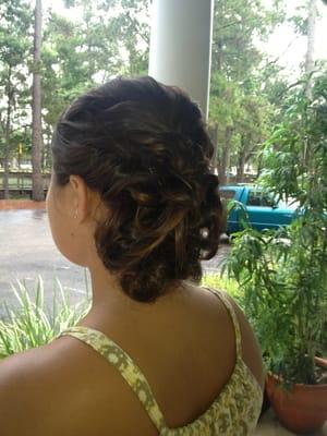 Jeanne did it again! I had another wedding in HHI and she did this beautiful, effortless up do. Can't wait to go back to her!